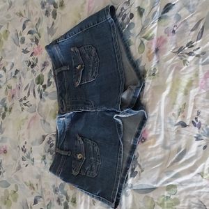 Junior size women Jean shorties